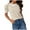 Multicolor, variant on pstuiky Summer Tops for Women 2024, Women's Short Puff Sleeve Knit Tops Trendy Crewneck Striped T-Shirts Casual Summer Blouses Work Shirts for Women 0 Amazing Prices Tops