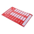 thumbnail image 4 of GARVALON Opening Hours Sign Stickers Business Hours Sign Red PVC 1Pack, 4 of 8