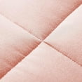 thumbnail image 3 of Exclusivo Mezcla Twin Comforter Set Blush Pink, 3-Piece Solid Comforter Duvet Insert with Corner Tabs, Lightweight Bedding Down Alternative Comforter for All Seasons, 3 of 7
