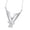 1-Silver, variant on Unique Handcrafted Floral Necklace With Small Glass Vase Charm Adjustable Chain Fashion Jewelry For Women