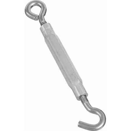 National Stainless Steel Hook/Eye Turnbuckle - Pack of 2 — Residential Use, Standard Application