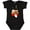 AB-Black, variant on Inktastic Christmas Nutcracker in Red Boys or Girls Baby Bodysuit