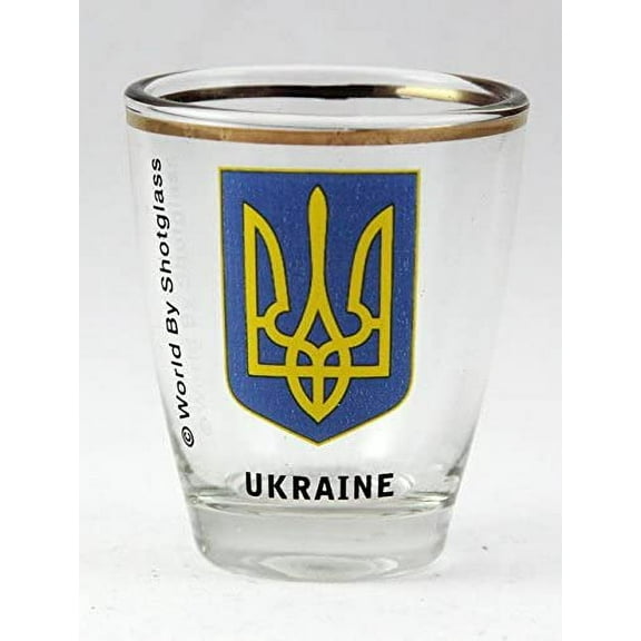 Ukraine Coat Of Arms Shot Glass