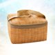 thumbnail image 1 of unbranded Bolsa Lunch Woven De Rattan Khaki Portátil Con Y Función Térmica Para Viajes Y Trabajo, 1 of 8