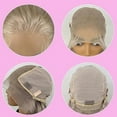 thumbnail image 4 of Glamm Global 26 Inch Ash Blonde Lace Front Wig Human Hair Ash Blonde Wig 13x6 Body Wave Lace Front Wigs Human Hair Pre Plucked Blonde Wigs For Women Natural Hairline, 4 of 5