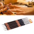 thumbnail image 4 of 5 pinceles de doble punta para uñas, diseños de uñas, manicura, taladro de punta Negro Yuyangstore Pinceles para uñas, 4 of 8