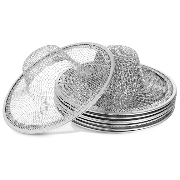 Stainless Steel Sink Strainers Mesh Drain Screens for Kitchen and Bathroom Sink Filters Metal Mesh Net
