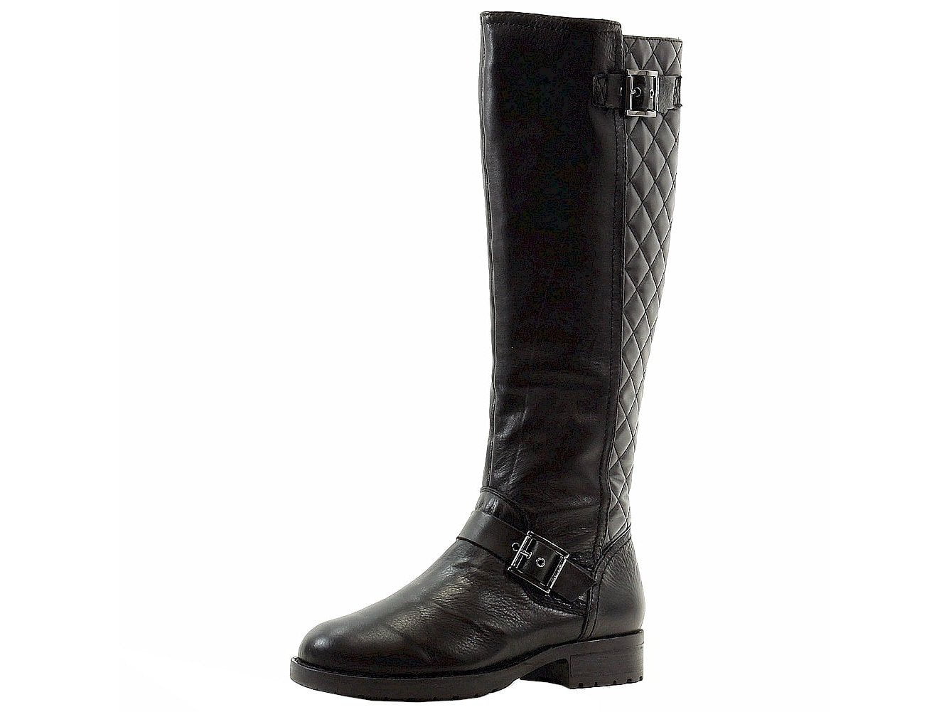 DKNY Womens Mattie Leather Almond Toe High Fashion Boots, Black, Size 6.0 - Walmart.com