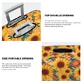thumbnail image 5 of Balery Luggage Cover Diamond Bohemian Sunflower Print Suitcase Covers for Luggage Elastic Washable Suitcase Protector Fits 18-32 Inch Luggage-Medium, 5 of 9