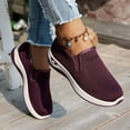 thumbnail image 5 of Womens Shoes,Breathable Sneakers Lightweight Comfortable for Everyday Wear Mesh Breathable Sneakers All Seasons,Shoes for Women,Purple,7.5, 5 of 6