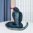 thumbnail image 3 of Stuffed Animal Toy Reptile Soft Anaconda Party Decor   Yellow, 3 of 8