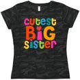 thumbnail image 3 of Inktastic Cutest Big Sister Women's T-Shirt, 3 of 5
