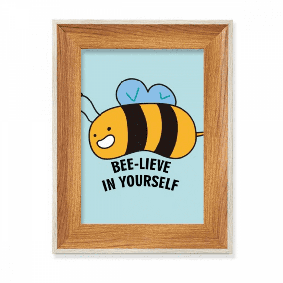 Bees Believe Group Dance Desktop Wooden Photo Frame Display Picture Art Painting Multiple Sets