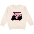 thumbnail image 2 of Inktastic Golfing Girls Golf Cart Toddler Sweatshirt, 2 of 4