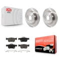 thumbnail image 1 of Transit Auto Rear Disc Brake Rotors and Semi-Metallic Pads Kit for Car 2019-2021 Acura RDX K8F-102809, 1 of 11