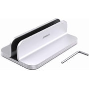 XIMEI Aluminum Laptop Stand, Sturdy & Adjustable, Compatible with Apple MacBook Pro/Air, Mac Mini, iPad Pro, Silver