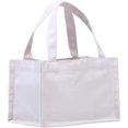 thumbnail image 2 of Small Canvas Tote Bags Personalized Mini Gift Bag DIY Crafts Blank Reuseable Tote Bags Bulk-10" x 7" x 6", 2 of 7
