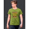 thumbnail image 2 of Happy Mind Splashed Ink T-Shirt Men -Image by Shutterstock, Male 3X-Large, 2 of 4
