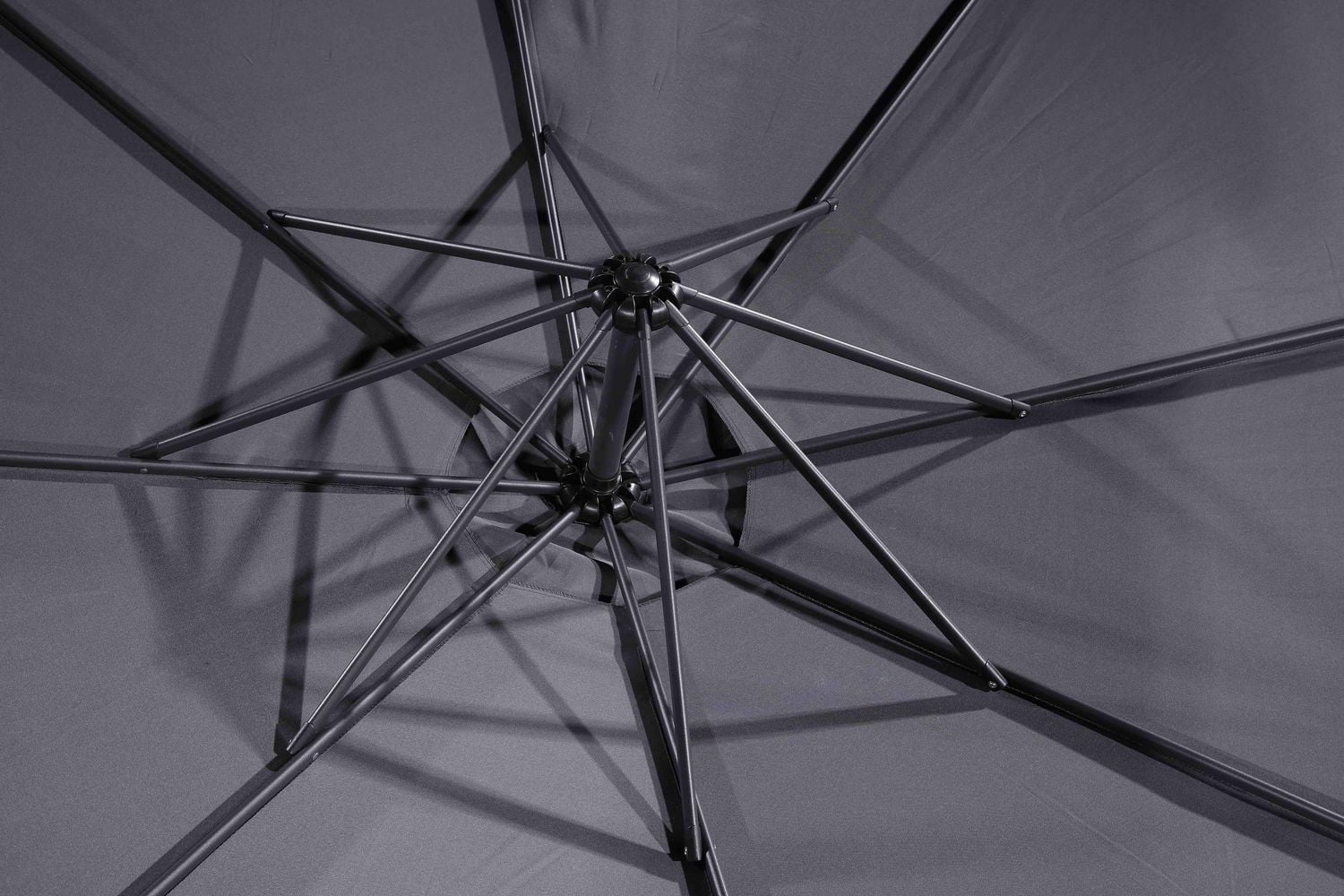 Gandia 10 pieds. Parasol en porte-à-faux Patio avec base