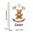 thumbnail image 3 of REK Easter Decor Easter Surprise Calendar Countdown 24 Days 2D Flat Acrylic Hanging Piece, 3 of 6