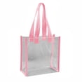 thumbnail image 4 of Clear PVC Tote Bag Handbag Lightweight Top Handle Shopping Bag Shopping BagK9 F1 X3J9, 4 of 8