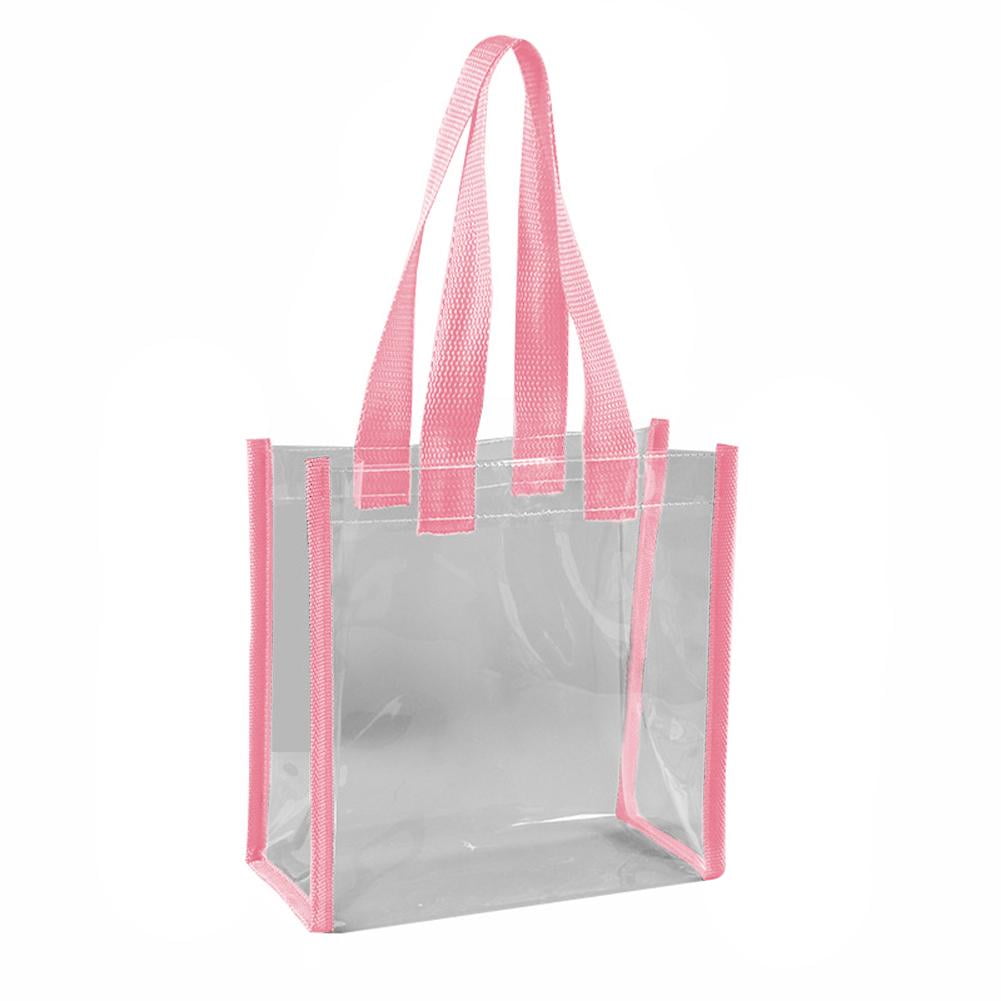 Clear vinyl tote bags with handles sale
