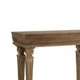 thumbnail image 3 of Benjara BM225666 Traditional Style Wooden Console with One Open Bottom Shelf, Brown, 3 of 5