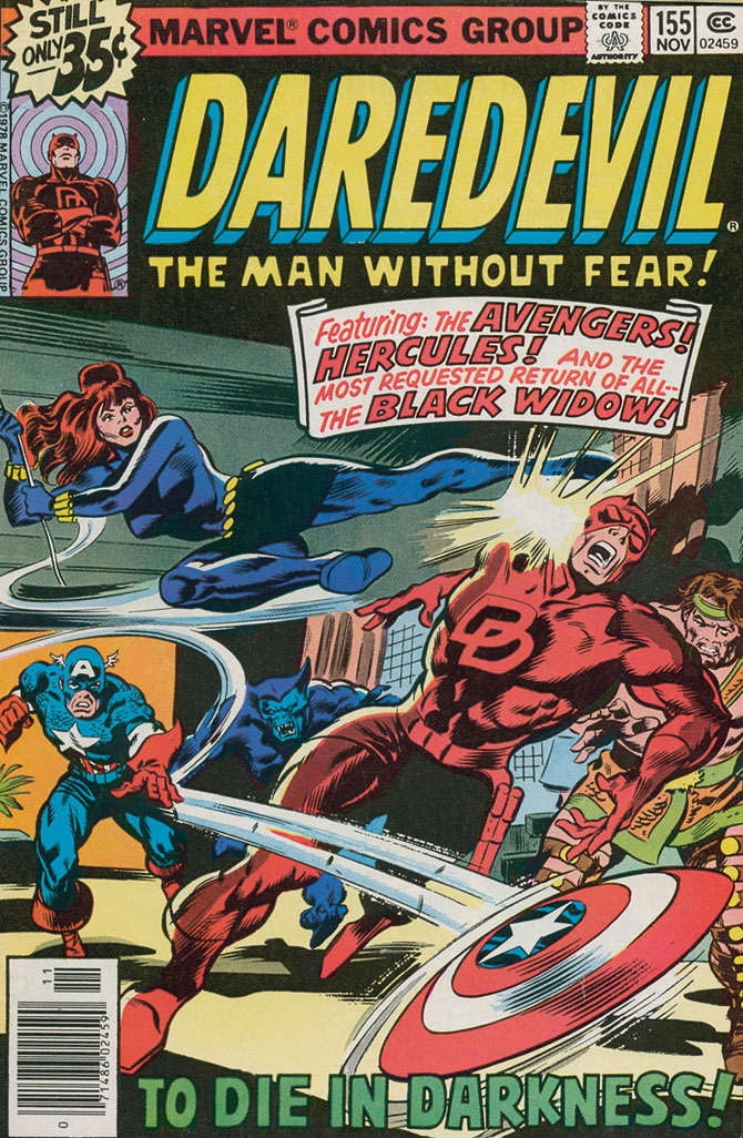 Cover of Daredevil #155