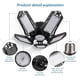 thumbnail image 4 of Luz Led Garaje 120w 10000lm E27 6500k Regulable 5 Paneles Deformables WD.WDQZL Hogar, 4 of 5