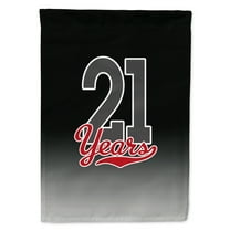 Carolines Treasures CJ1084GF 21 Years Flag Garden Size Small multicolor