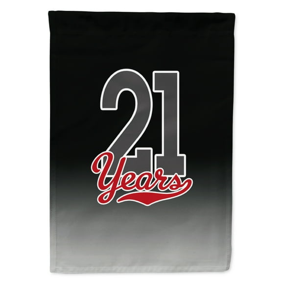 Carolines Treasures CJ1084GF 21 Years Flag Garden Size  Small multicolor