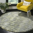 thumbnail image 3 of SAFAVIEH Skyler Catriona Striped Area Rug, Grey/Green, 6'7" x 6'7" Round, 3 of 8