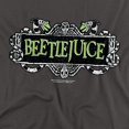 thumbnail image 2 of Beetlejuice Movie Logo Unisex Adult T-Shirt, Charcoal, 5X-Large, 2 of 6