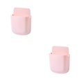 thumbnail image 2 of Soporte de pared Toystoory con Control remoto para sala de estar organizador sin pinchazos Rosado 2Conjunto, 2 of 6