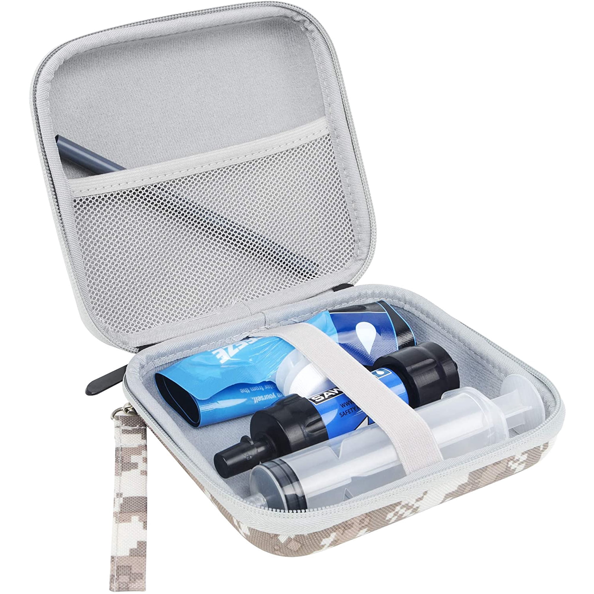 Système De Filtration D'eau Portable Sawyer Camo – Filtre + Sac De 2 Gallons – Idéal Randonnée