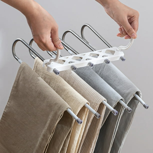 Cintre en plastique avec pinces pour jupes et pantalons (SOC) - Le Cintre  Francais