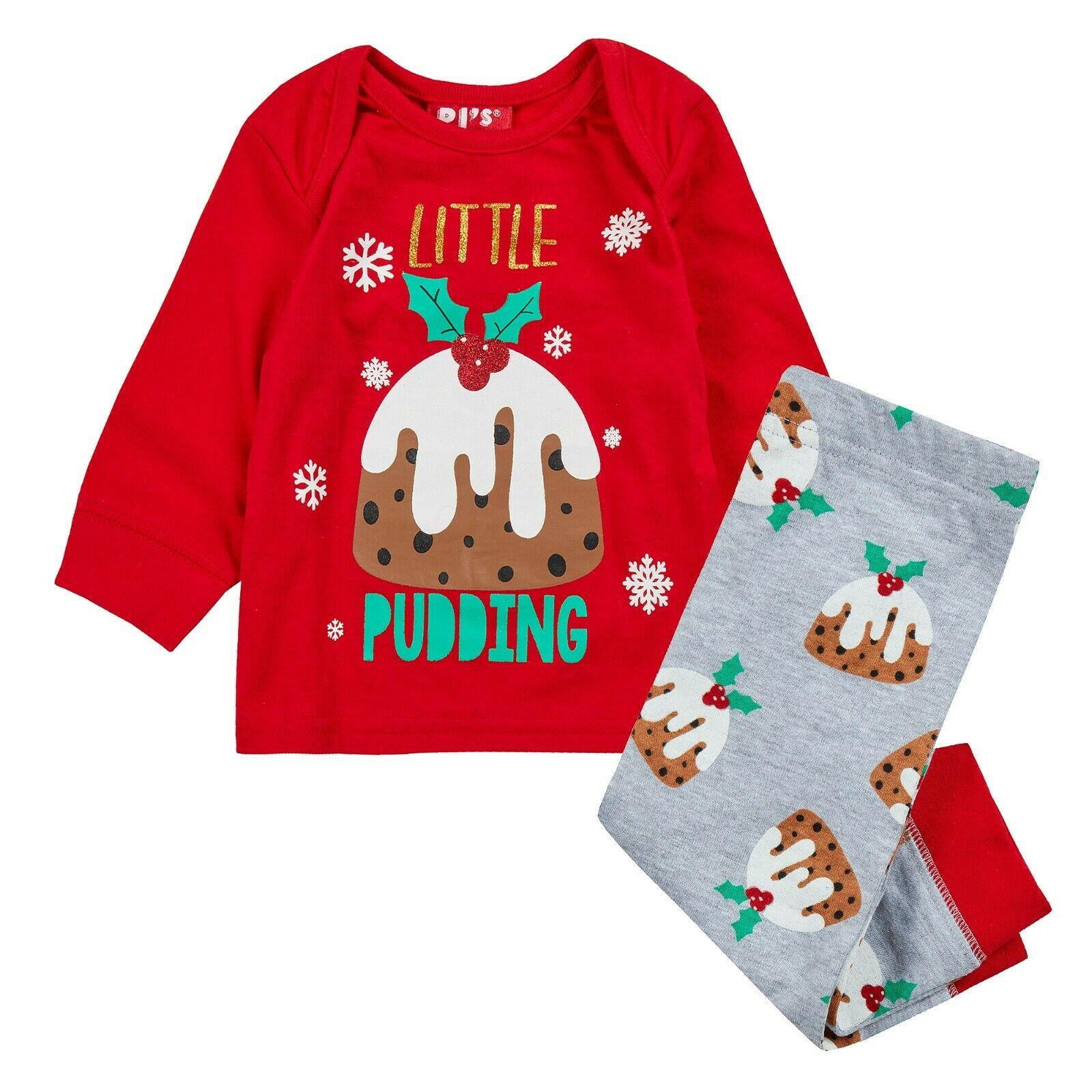 Family Christmas Pudding Pyjama Set
