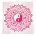 thumbnail image 3 of Ambesonne Ying Yang Shower Curtain, , 69"Wx84"L, Pink, 3 of 5