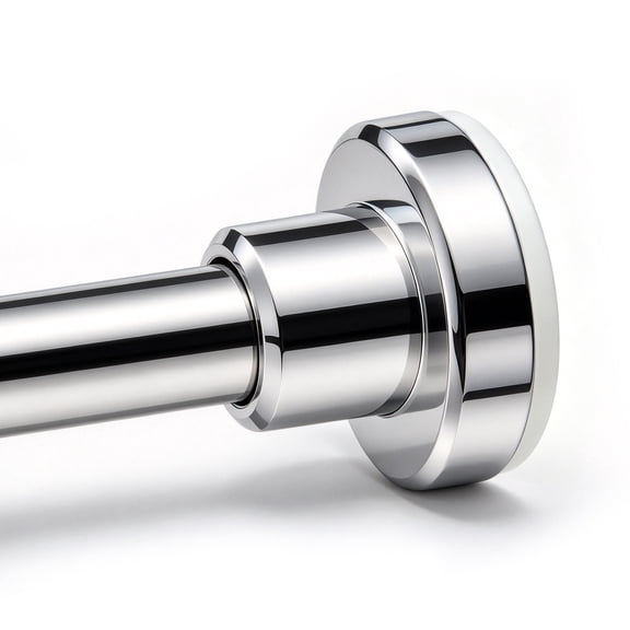 No-Drill Tension Shower Curtain Rod, Stainless Steel 26“-85”, Holds 30 Lbs