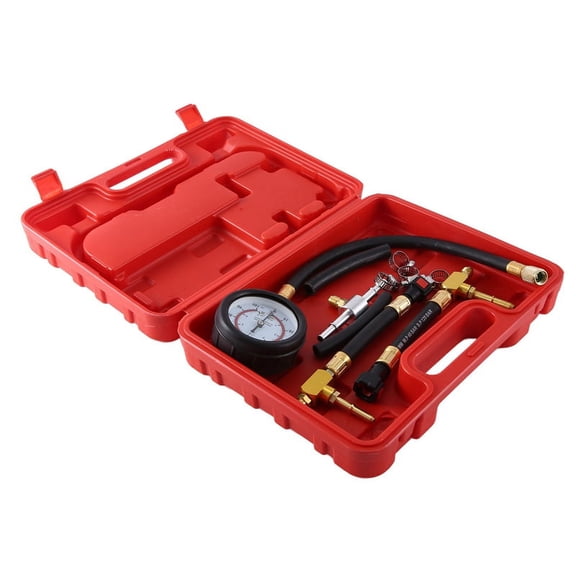 Pressure Gauge Injection Oil Pressure Gauge Gasoline Pressure Detection Gauge Universal Auto Repair Detector A