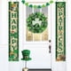 thumbnail image 5 of Decoraciones para el Día de San Patricio, pareados del Día de San Patricio, decoraciones para puertas, fiestas navideñas, cortinas para puertas de interior y exterior, banderas de tela colgantes, panc, 5 of 6