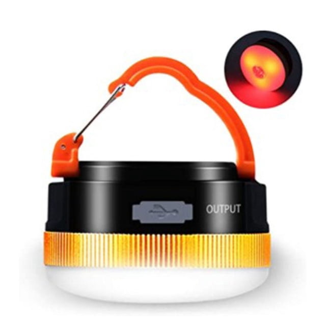 Portable LED Camping Linterna Luz USB recargable Mini Power Bank Charge para tienda de teléfono Adepaton LKX-0909