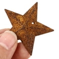 thumbnail image 2 of 50 mini estrellas de hierro de 4,5 cm, adornos rústicos de estrella de hierro para manualidades, decoración de pared del hogar y decoraciones navideñas, artesanía de metal vintage, 2 of 7