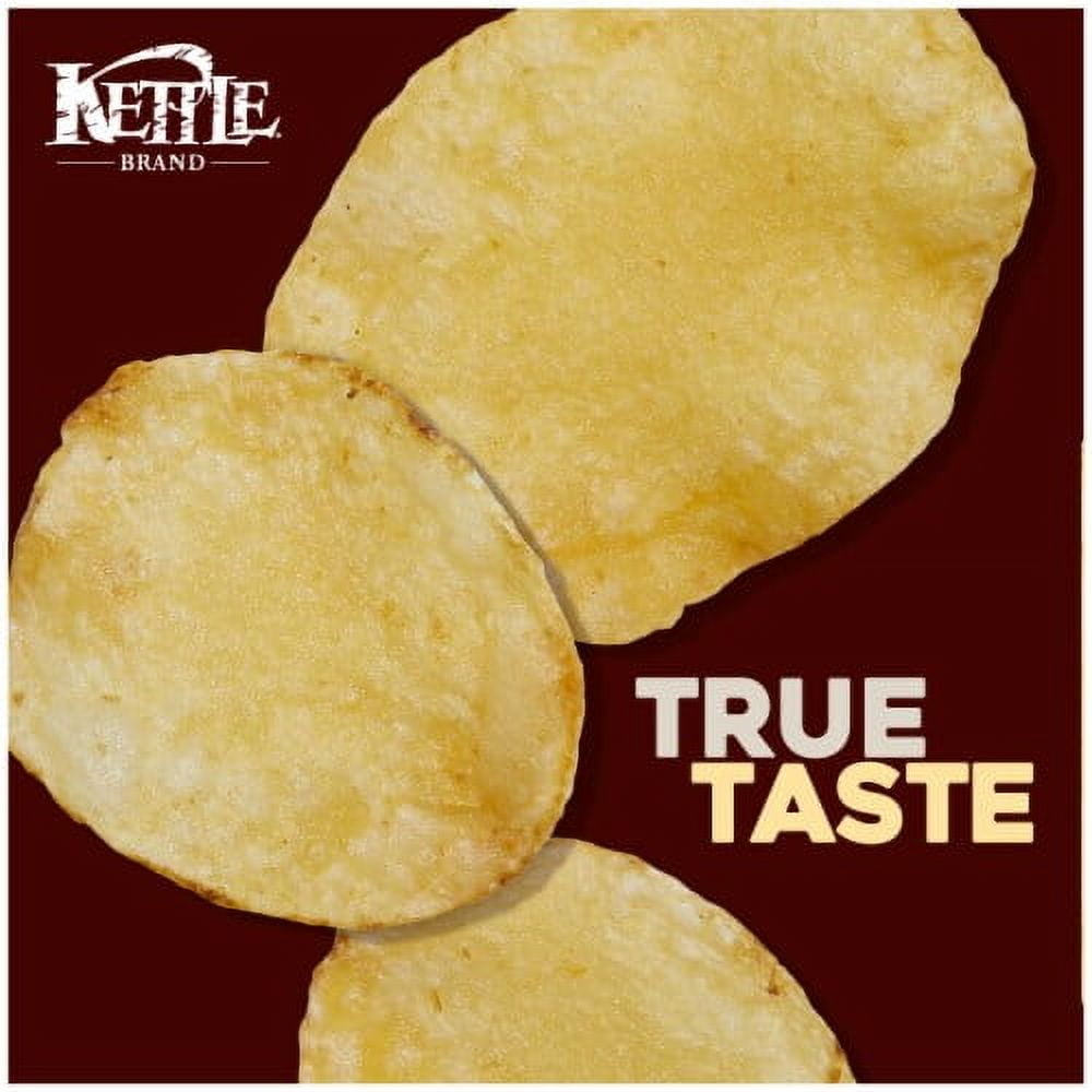 2X - Kettle Brand Potato Chips Unsalted Kettle Chips-7.5 oz