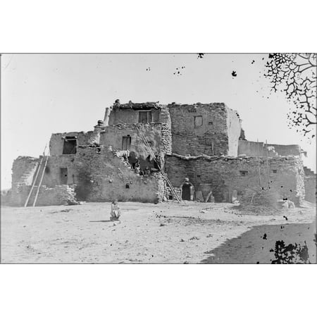 24"x36" Gallery Poster, Hopi pueblo NARA 523652