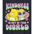 thumbnail image 3 of Care Bears - Kindness Out Of This World Funshine Bear And Space Alien - Men's Crew Fleece Sweatshirt, 3 of 5