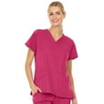 thumbnail image 3 of Mini Marilyn Women's 4-Way Stretch V-Neck 3 Pocket Scrub Top, 3 of 10