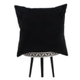 thumbnail image 3 of Renwil Bohemian Chic Midnight Velvet Throw Pillow in Black, 3 of 3