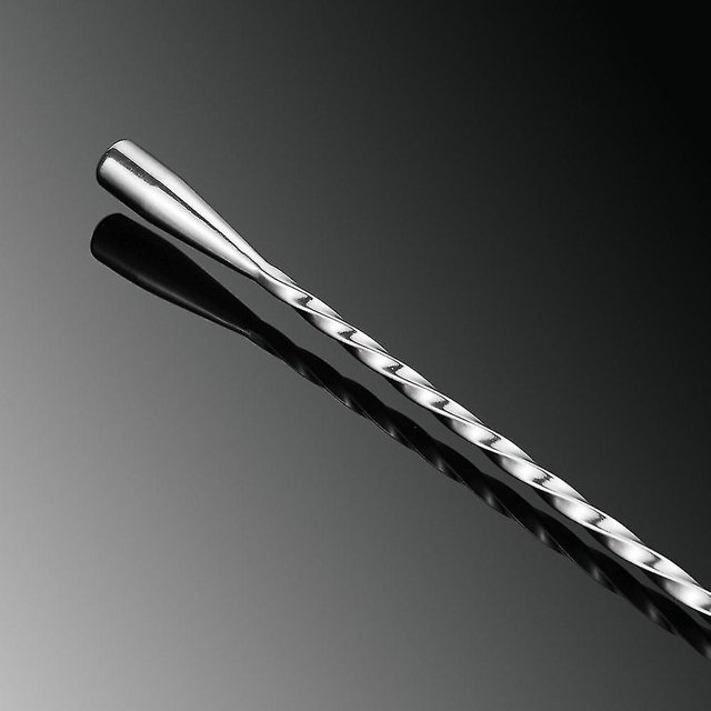 Cucharas de la barra de Ng, cuchara torcida del acero inoxidable de la cuchara de Ng del cóctel ZefeiWu 8390606388773