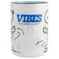 thumbnail image 2 of Taza de Porcelana Bitono con Diseño Snoopy, Colección Peanuts, Con Interior Azul, Capacidad 405 ml, 2 of 5